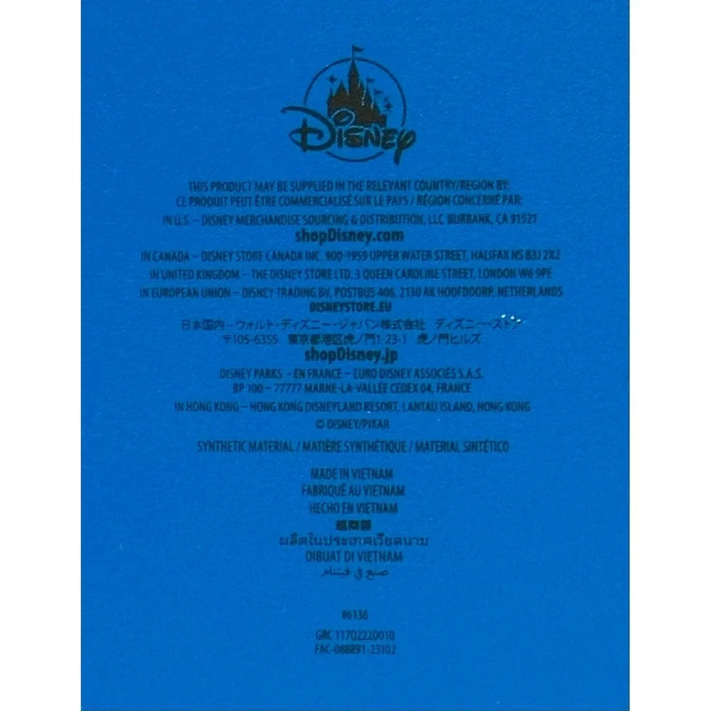 Disney Parks Pixar Monsters University Blue School Notebook Portfolio w Pen